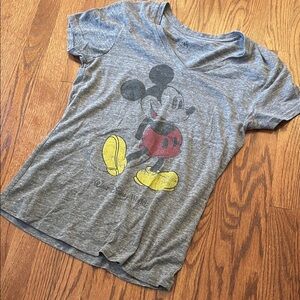 Gray Mickey Mouse Women’s T-Shirt